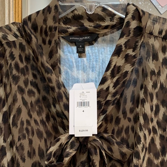 Banana Republic ., Animal print dress 🐆SZ 4 - Picture 6 of 10